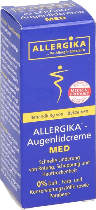 Produktbild Allergika Augenlidcreme Med (Crème, 15 ml, Tag + Nacht)