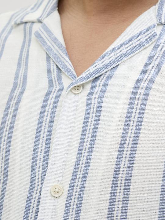 Actual product image Jack & Jones Jjeenzo Stripe Resort Shirt Ss Sn (M)