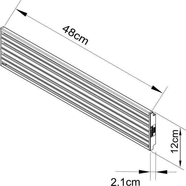 Actual product image Multibrackets Aluminum Profile, Modular Pro System, Black