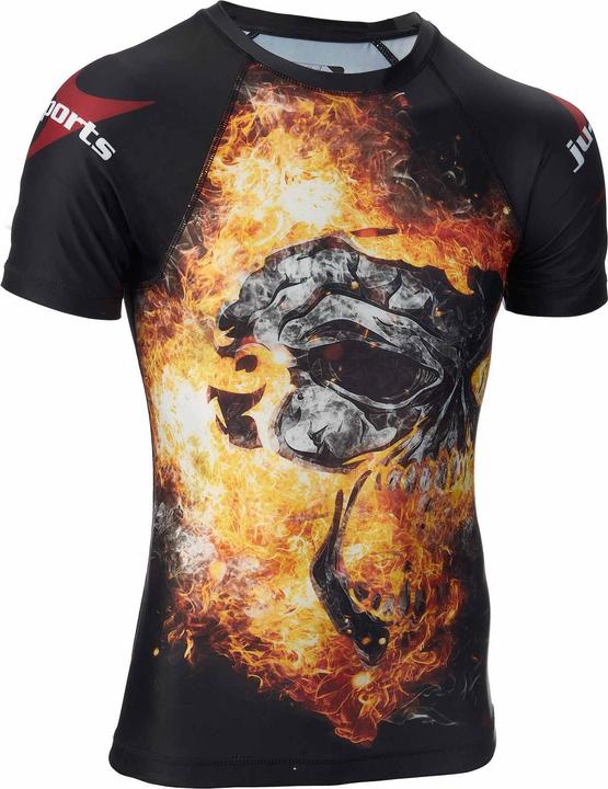 Immagine prodotto Ju-Sports Dark Line Rashguard a maniche corte "Skull (XL)