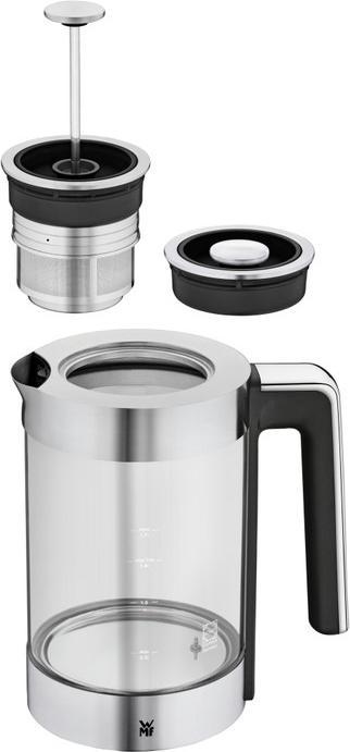 Produktbild WMF Glas Wasserkocher mit Temperaturwahl 1,7l Teesieb Warmhaltefunktion Lono 3000W (1.70 l)