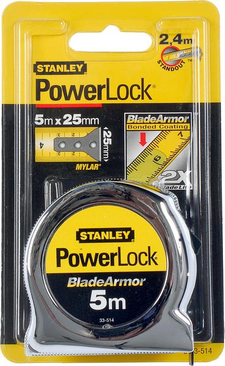 Produktbild Stanley STRIPS STRIPS 5m x 25mm STEEL MICROPOWERLOCK (Metrisch)