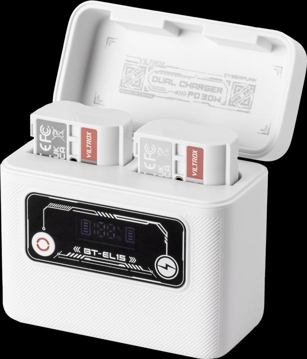 Actual product image Viltrox Camera Battery Charging Case Power Bank for Nikon EN EL15 (5500 mAh)