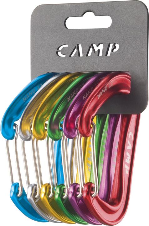 Actual product image Camp Nano 22 Rack Pack Carabiner 6Pcs