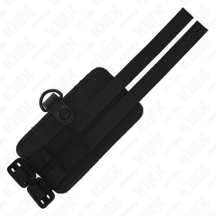 Actual product image Kink Leather Cock Ring With Adjustable Straps