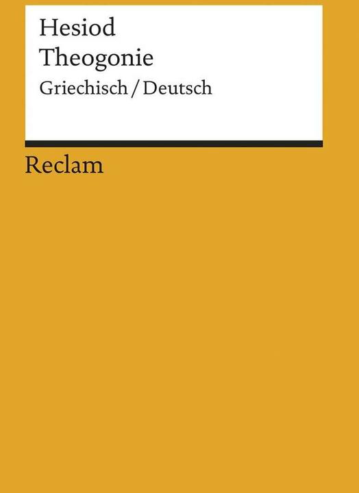 Produktbild Theogonie (Deutsch, Hesiod, Otto Schönberger, 1999)