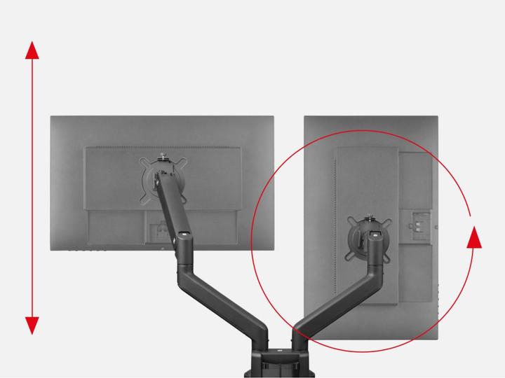 Actual product image One for All Monitor mount Solid Dual Black DM 4210 (Table, 35")