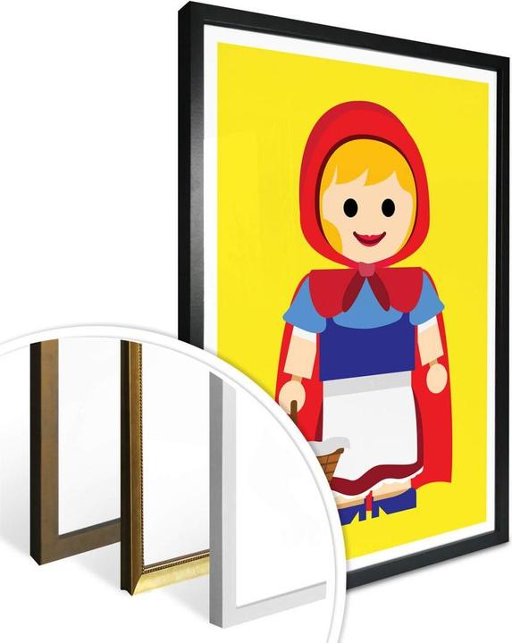 Actual product image Trenddeko Little Red Riding Hood Toy (50 x 60 cm)