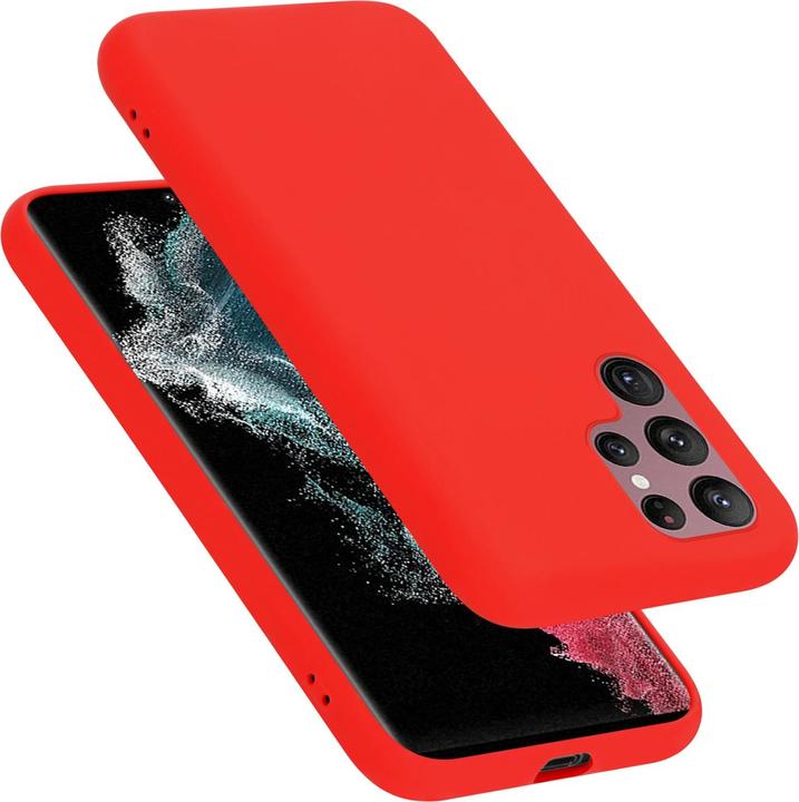 Actual product image Cadorabo TPU Liquid Silicone Case Cover (Samsung Galaxy S22 Ultra)