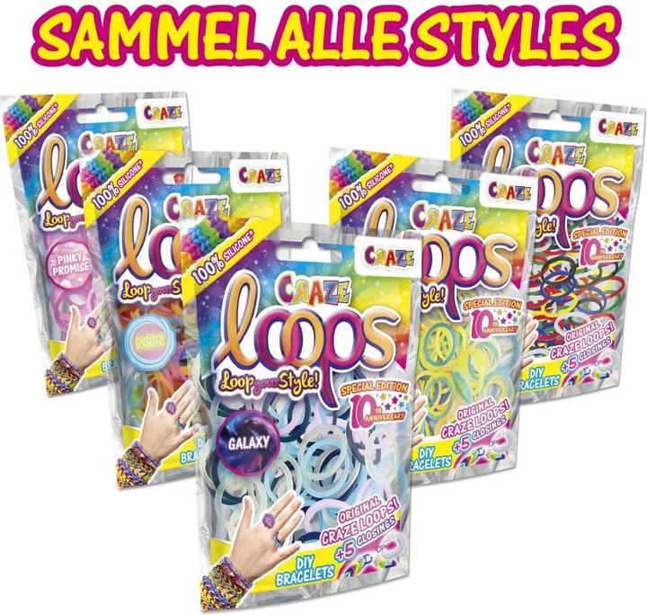 Produktbild Craze Loops - 100 Loops Bag ass.