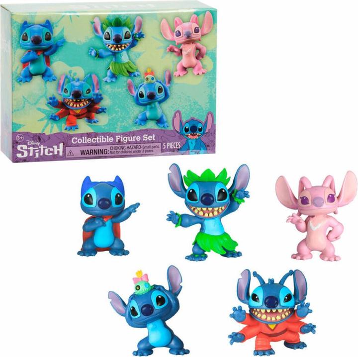 Actual product image Stitch Lilo & minifigures 5-pack