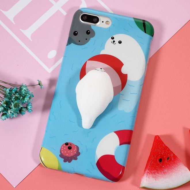 Image du produit MU Style Couverture TPU 3D Soft Squishy (Apple iPhone 8 Plus, Apple iPhone 7 Plus)