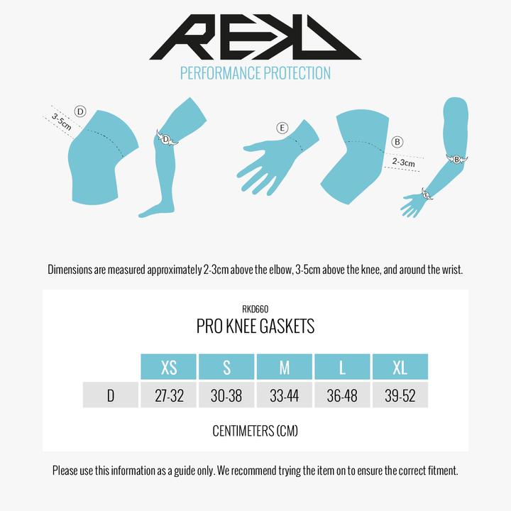 Energie-Label Rekd Knee Pad Pro Gaskets 2023 (33, 34 C, Knieschoner)