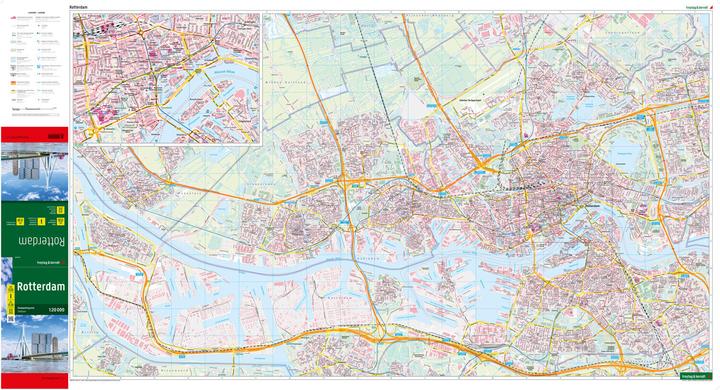 Immagine prodotto Rotterdam, mappa della città 1:20.000, freytag