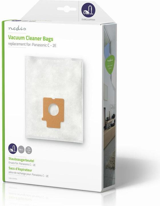 Produktbild Nedis Staubsaugerbeutel für Staubsauger Panas onic C - 2E (4 x)