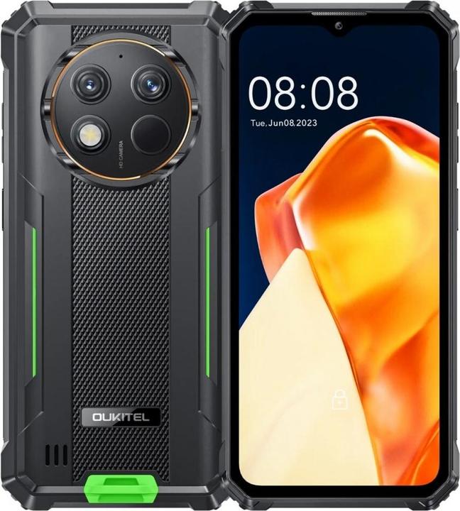 Immagine prodotto Oukitel Smartphone G1 6.52 6/256 10600 mAh DS. Colore verde (256 GB, Verde, 6.52", 48 Mpx, 4G)