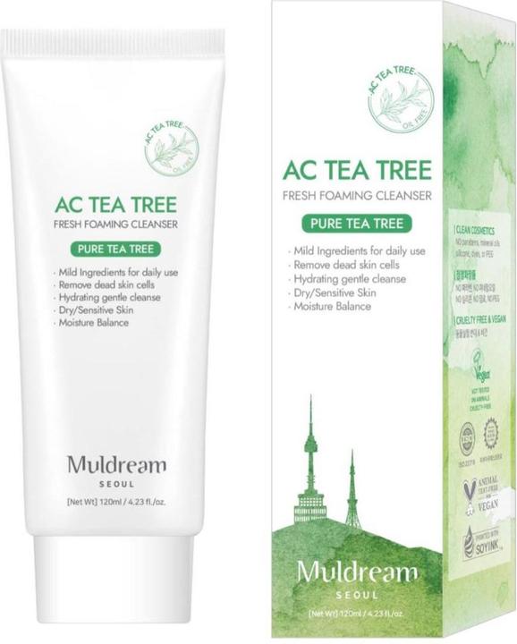 Muldream AC Tea Tree Fresh Foaming Cleanser (Schaum, 120 ml)