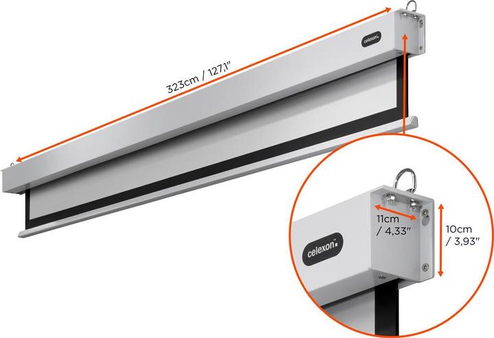 Actual product image Celexon Motor Professional Plus (136", 16:9)