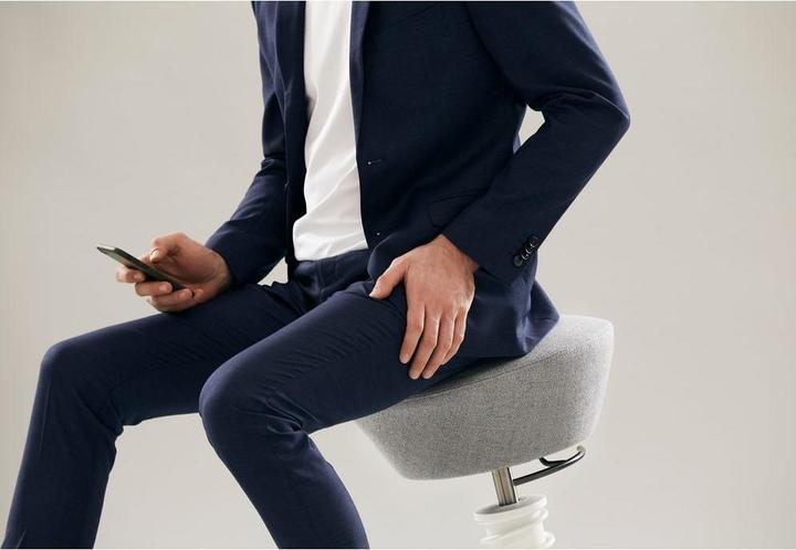 Immagine prodotto Aeris SWOPPER - Sgabello da ufficio con sedile a rotelle