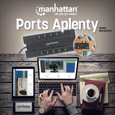 Immagine prodotto Manhattan Mondo (USB-A, 28 Porti)