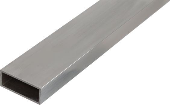 Kaiserthal Tube rectangulaire en aluminium 50x20x2 mm, 1 m