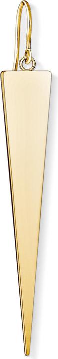 Thomas Sabo Single earring triangle gold (Silver)
