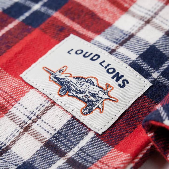 Image du produit VidaXL Chemise à carreaux rouge et bleu marine pour enfants 116,Matière : 100 (116)