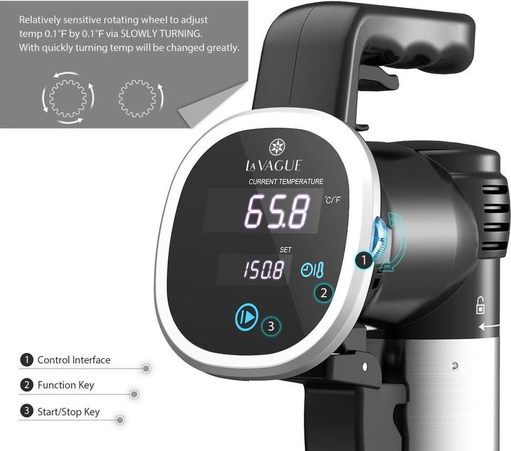 Image du produit La Vague Sous Vide Stick Cuiseur de précision (Prise UE)
