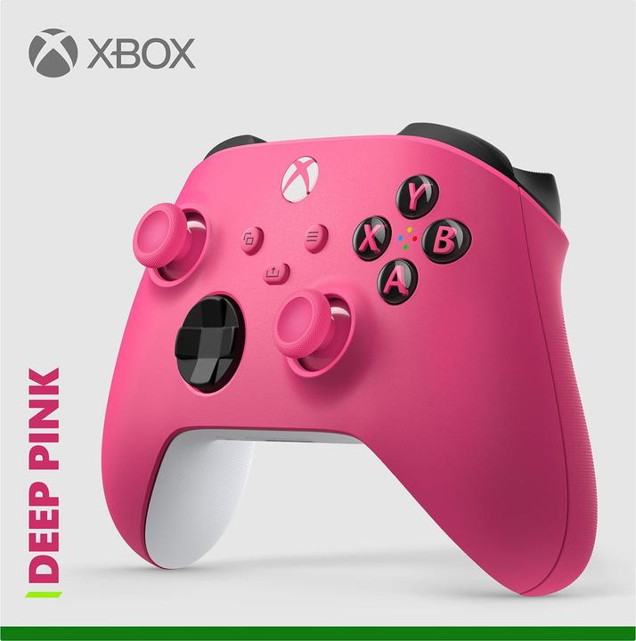 Actual product image Microsoft Xbox Wireless Controller - Deep Pink (Xbox One S, PC, Xbox Series X, Xbox One X, Xbox Series S)
