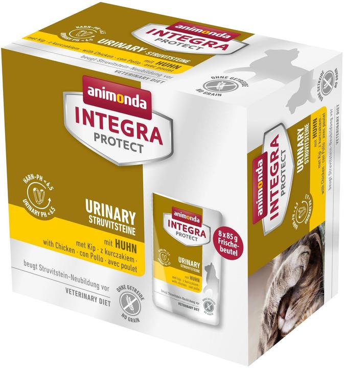 Actual product image animonda INTEGRA PROTECT Urinary Struvit Adult avec poulet 8 x 85 g (Adult, 8 pcs., 680 g)