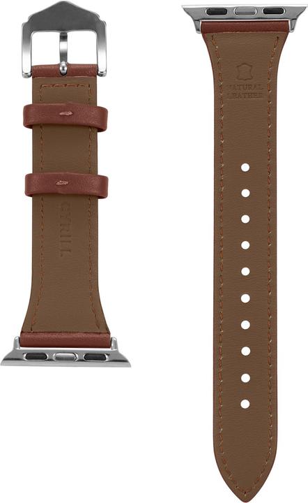 Productafbeelding Spigen Kajuk Apple Watch Lederen Bandje 4/5/6/7/8 / SE 40/41 mm bruin (38 mm, 40 mm, 41 mm, Echt leer)