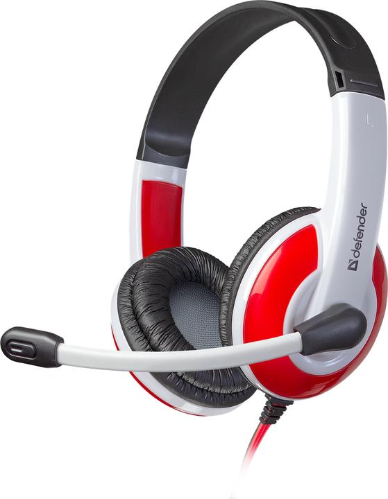 Defender Warhead G-120 Headset Wired Head-band Gaming Black, Red, White (Cable)