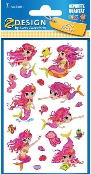 Actual product image Avery Glitter Sticker 'Meerjungfrau' 56061
