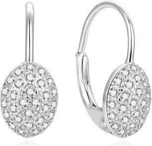 Beneto Charming silver glittering earrings AGUC2207DL (L)