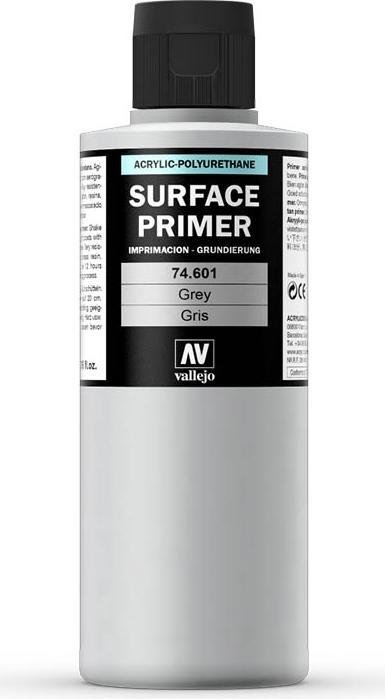 Vallejo Surface Primer - Grey 200ml (74.601)