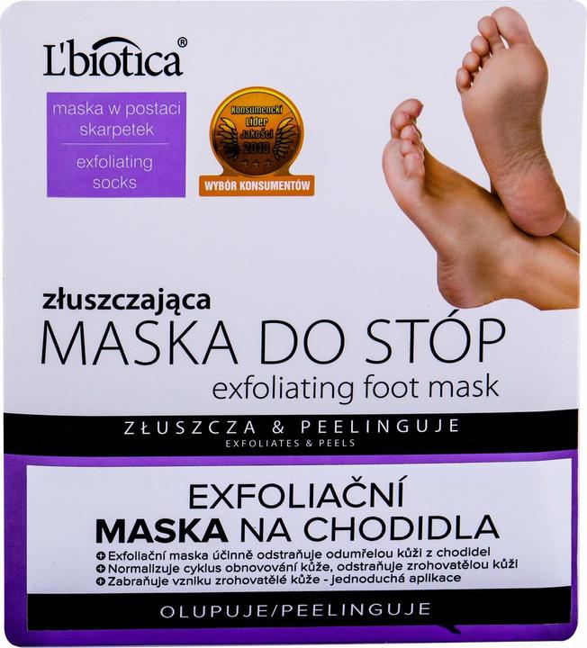 Immagine prodotto L´Biotica Maschera per piedi esfoliante (Maschera del piede, 40 ml)