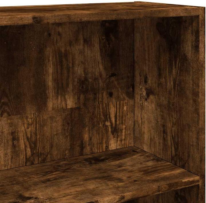 Actual product image VidaXL Bücherregal Bücherschrank Standregal Raumteiler Wandregal Räuchereiche (80 x 30 x 189 cm)