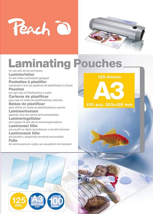 Immagine prodotto Peach Pp525-01 (A3, 100 Pezzo/i, 125 µm)