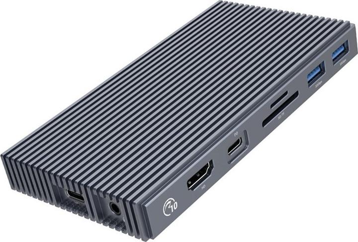 Actual product image Orico CDH-9N-GY-BP (USB-C, 9 Ports)