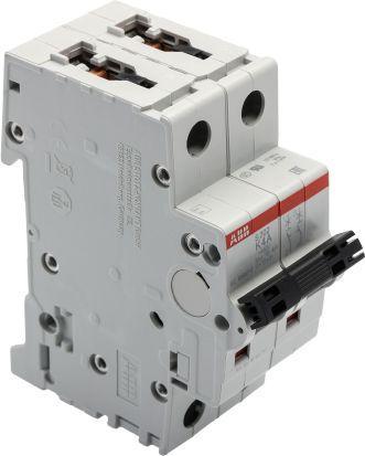 Actual product image ABB S200 MCB 4A 2 Pole Type K 6kA