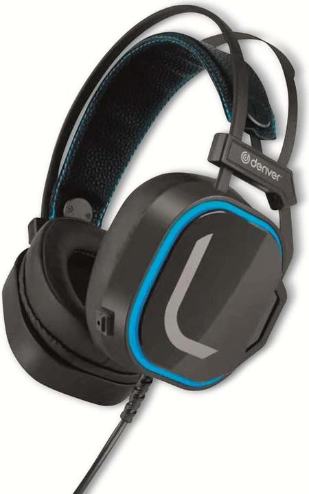 Produktbild Denver GHS-131 Kopfhörer & Headset Kopfband Schwarz (Kabelgebunden)
