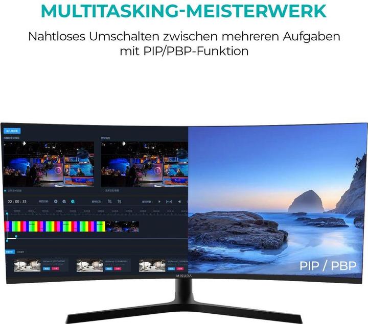 Actual product image Misura High Resolution monitor 34" - 165 Hz BENDED (3440 x 1440 pixels, 34")