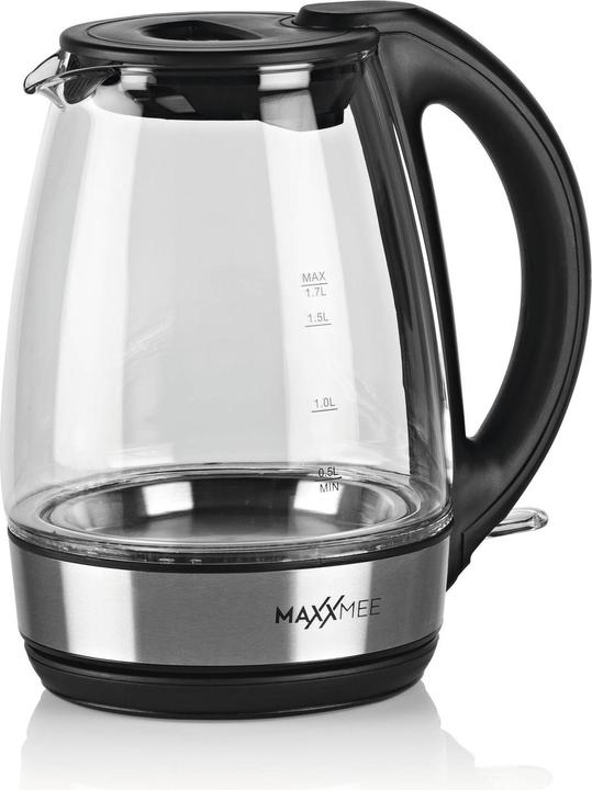 Produktbild Maxxmee Glas-Wasserkocher LED blau 2200 Watt, 1,7 L