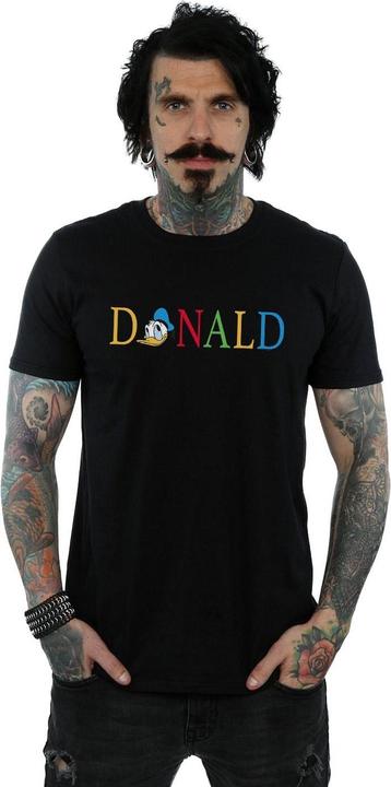Immagine prodotto Disney Donald Duck Letters Maglietta Uomo (4XL)