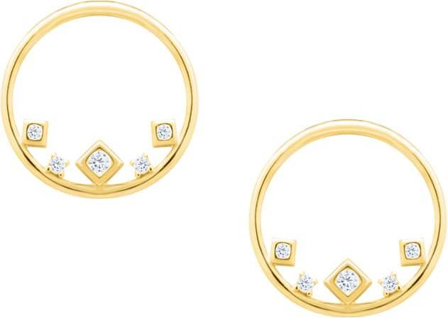 Actual product image Candy Earrings Ria, 925 sterling silver, gold plated (925 Sterling silver, 18k gold-plated)