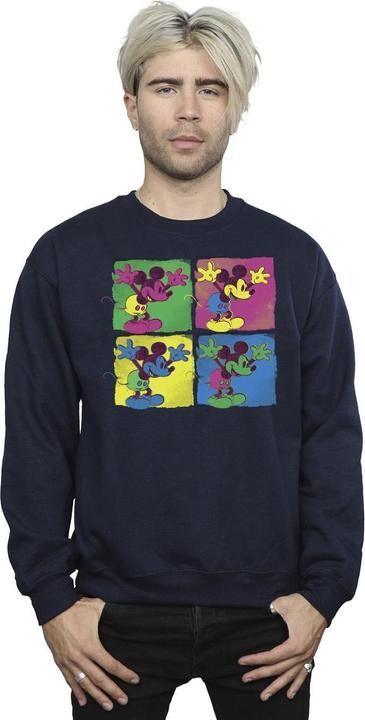 Actual product image Disney Mens Mickey Mouse Pop Art Sweatshirt (XL)
