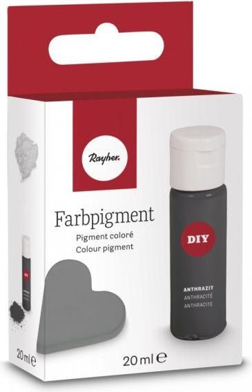 Actual product image Rayher Colour pigment anthracite 20ml (Charcoal, 20 ml)
