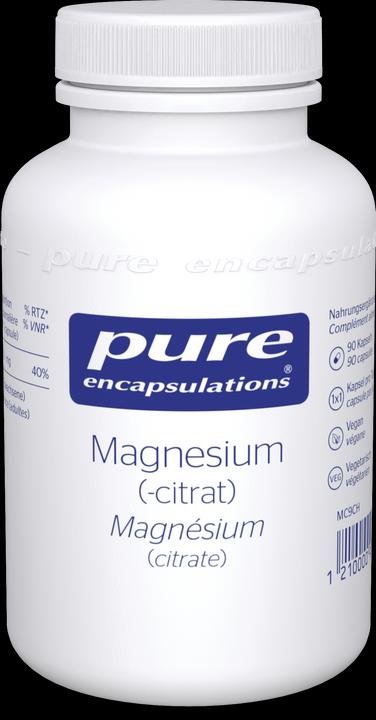Pure encapsulations Magnesium (-citrat) (90 Stück, Kapseln, 137 g)