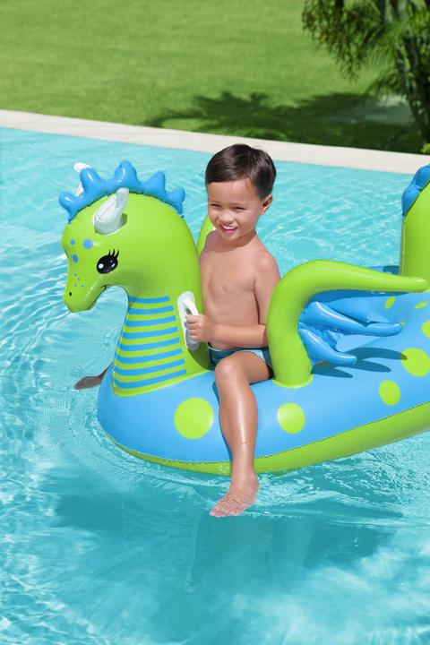 Actual product image Bestway Inflatable Figure Fantasy Dragon Ride-On