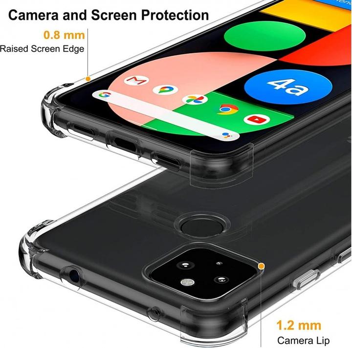Immagine prodotto Screenguard Google Pixel 4a Cover Cristallo Morbido Airbag Paraurti (Google Pixel 4a)